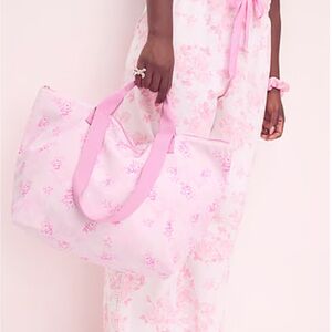 New in bag PINK x LoveShackFancy tote bag “beaux icons”